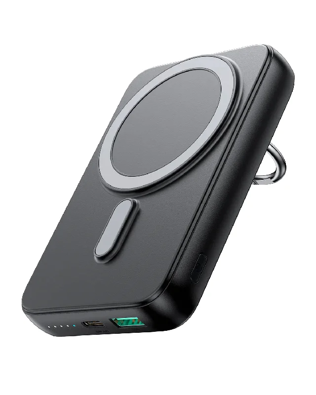 20W Magnetic Wireless Power Banks with Ring Holder 10000mAh
