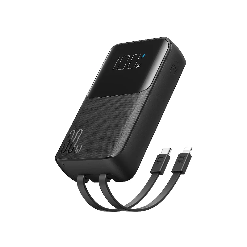 30W mini Power Banks With Dual Cables 10000mAh 20000mAh With USB-A to Type-C 0.25m Cable 30W mini Power Banks With Dual Cables 10000mAh 20000mAh With USB-A to Type-C 0.25m Cable