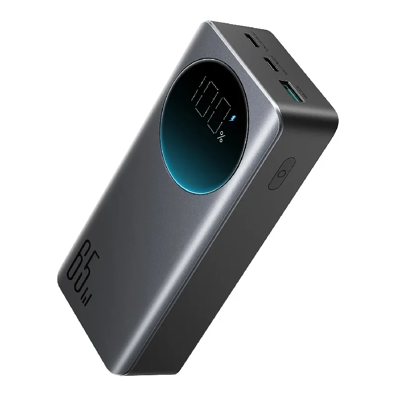 65W Digital Display Fast Charging Power Banks 30000mAh 20000mAh Black with Type-C To Type-C 100W 1.2m Cable-Black 65W Digital Display Fast Charging Power Banks 30000mAh 20000mAh Black with Type-C To Type-C 100W 1.2m Cable-Black