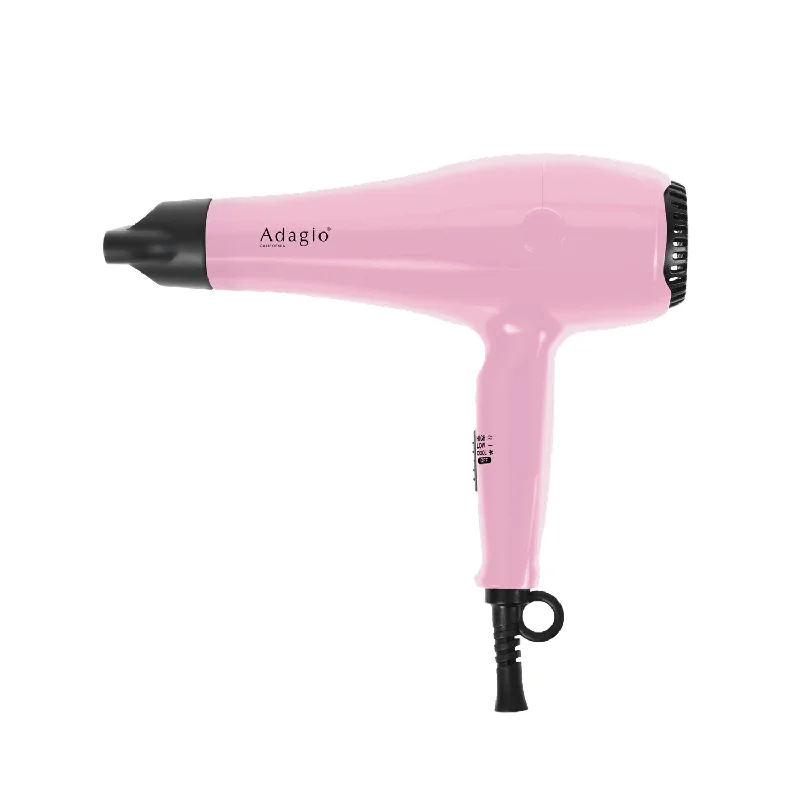 Adagio Professional 2500 Ionic Blow Dryer - Pink