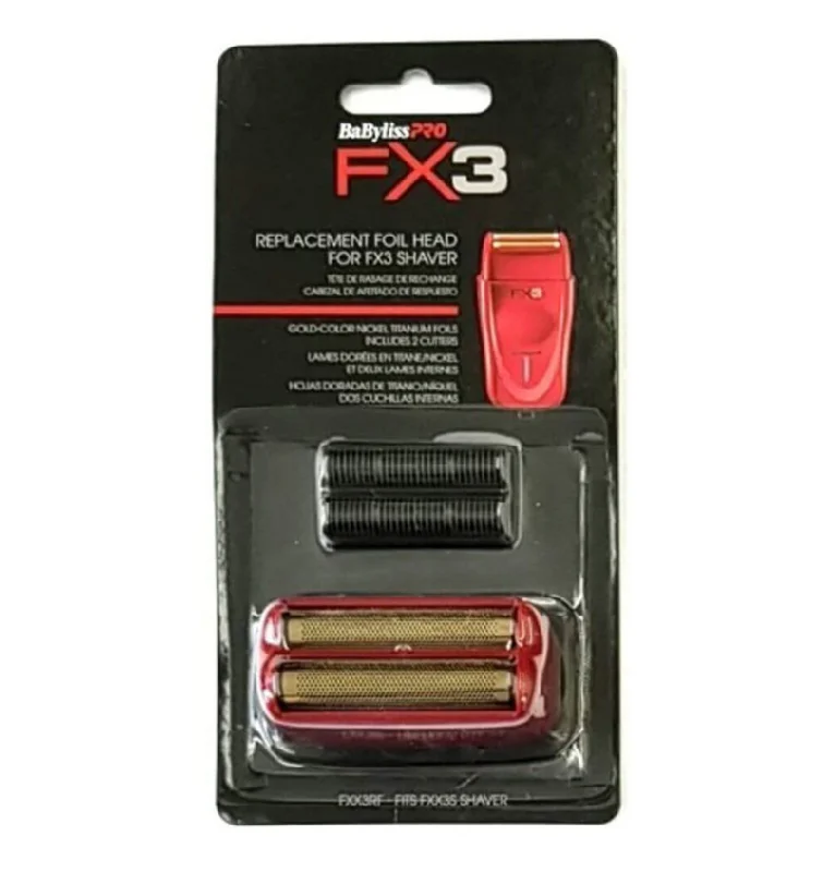 BaBylissPRO FXX3RF Replacement foil & cutters – For Red FX3 Shaver
