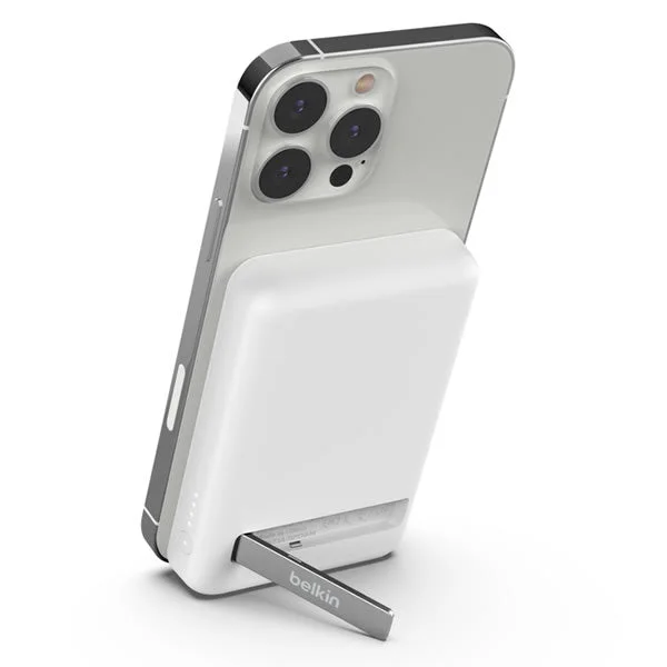 BELKIN BoostCharge Magnetic Wireless Power Bank 5K for Apple iPhone + Stand