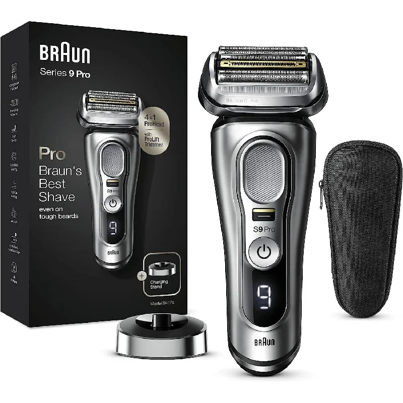 Braun Series 9 Pro+  9417s Electric Shaver - Wet & Dry