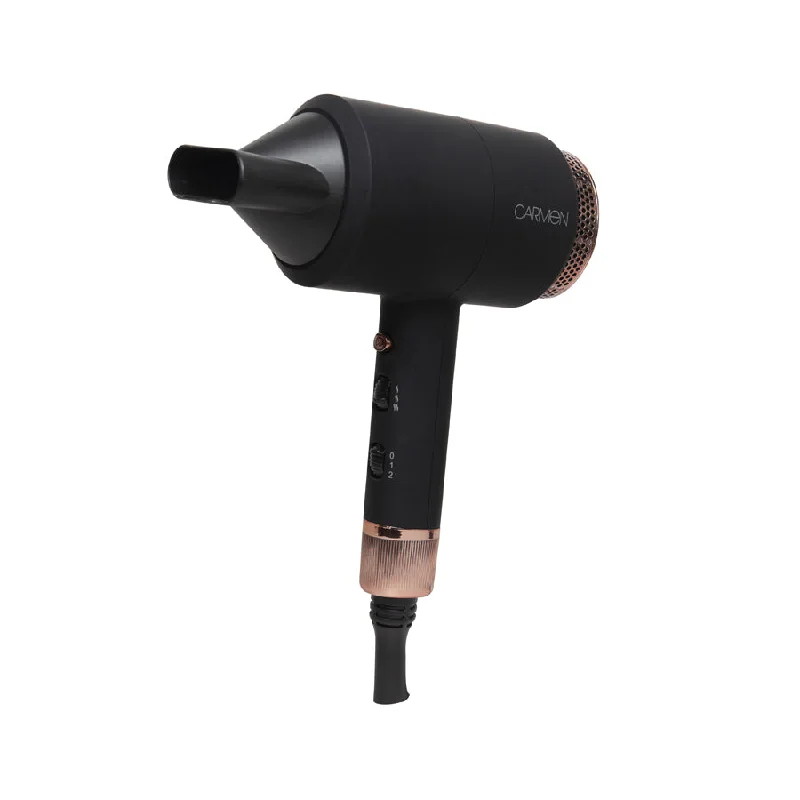 Carman Black DC Professional Hair Dryer