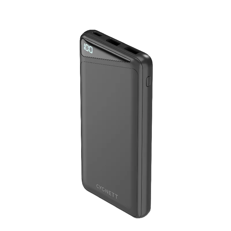 10,000 mAh Power Bank - Black