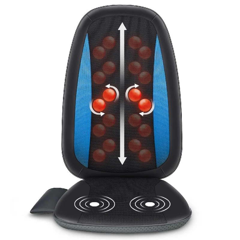 Comfier Shiatsu Back Massager with Heat,Deep Tissue Kneading Massage Seat Cushion - 2606MC Comfier Shiatsu Back Massager with Heat,Deep Tissue Kneading Massage Seat Cushion - 2606MC