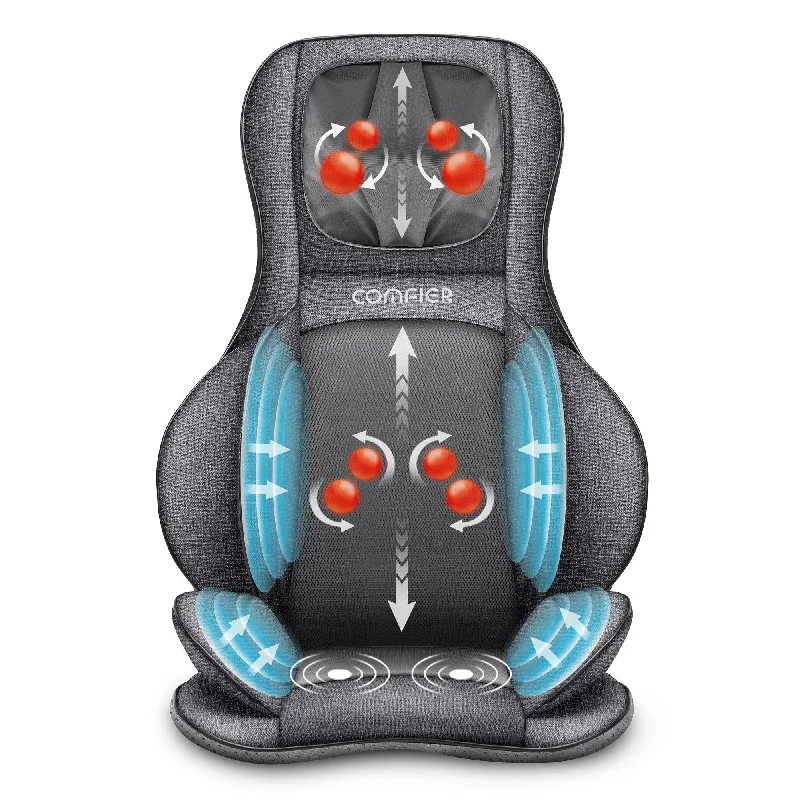 Comfier Shiatsu Neck & Back Massager with Heat, 2D/3D Kneading Massage Chair Full Body - 2309G Comfier Shiatsu Neck & Back Massager with Heat, 2D/3D Kneading Massage Chair Full Body - 2309G