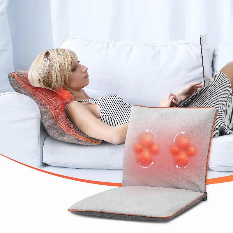 Comfier Shiatsu Rechargeable Back Massage Pad for Back Pain Relief  --CF-1230S