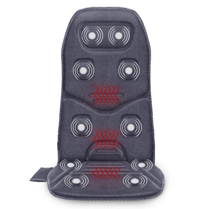 Comfier Vibration Massage Seat Cushion,Back Massager with Heat - 2206G