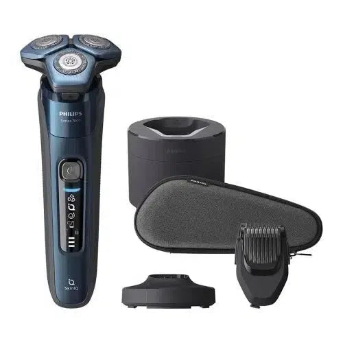 Philips Series 7000 Wet and Dry Electric Shaver S7786/59 with SkinIQ Technology - with Travel Case and Beard Styler Attachment