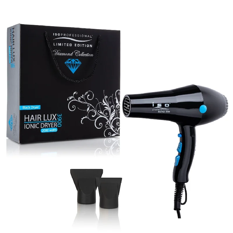 HairLux 2000W Advanced Turbo Airflow Blow Dryer - Diamond Collection