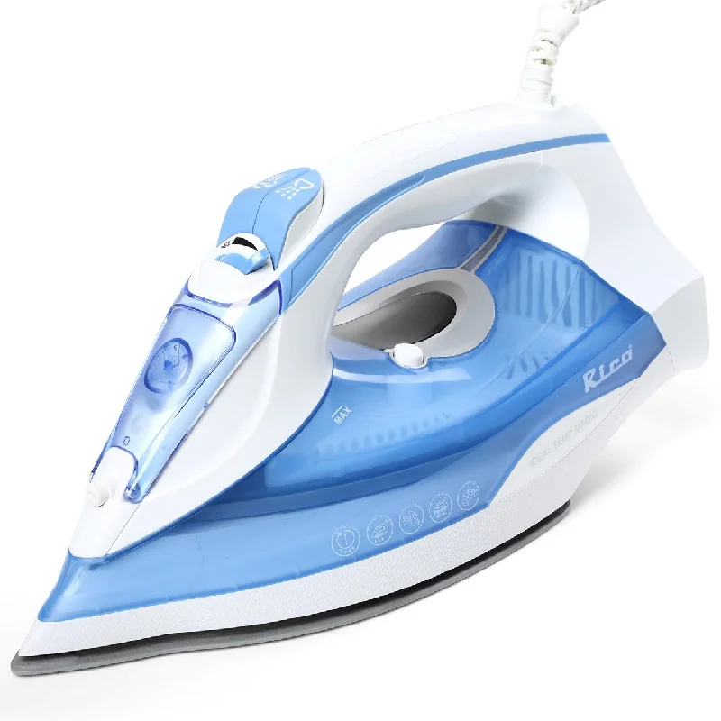 Ideal Temperature No Burn Guaranteed 2200 Watts Steam Iron SI2111 (WHITE)