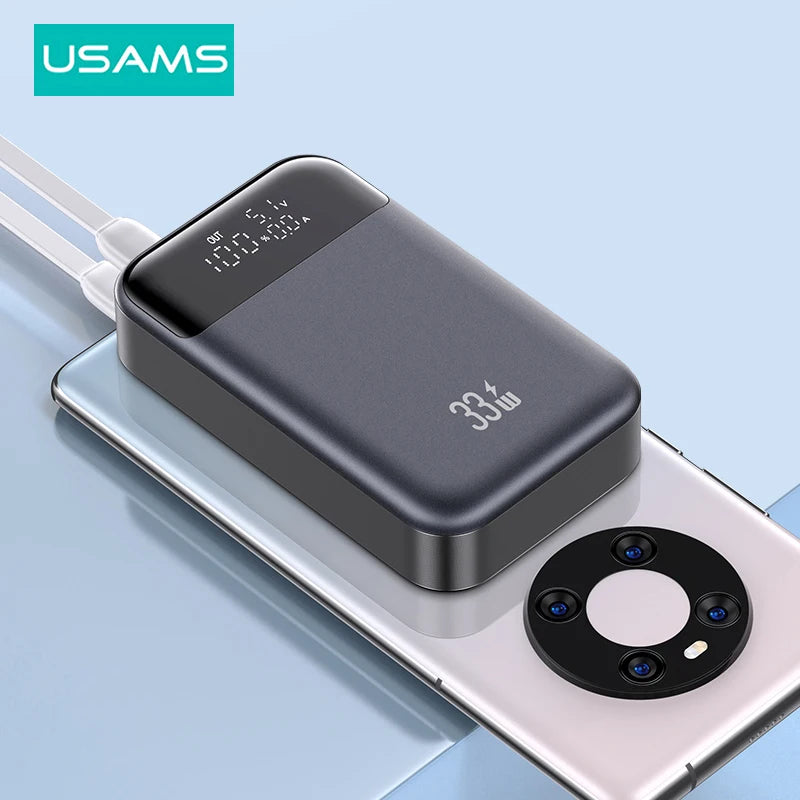 Mini Power Banks 10000mAh 33W PD Fast Charging Powerbank Portable External Battery Phone Charger for iPhone Samsung Mini Power Banks 10000mAh 33W PD Fast Charging Powerbank Portable External Battery Phone Charger for iPhone Samsung