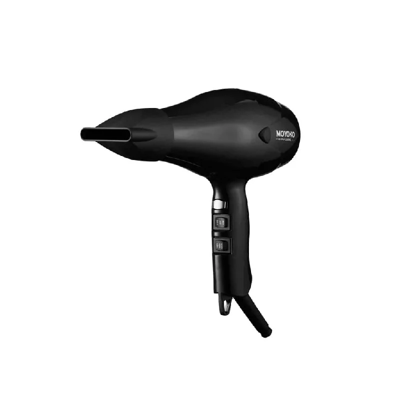 Moyoko E8 Hairdryer Black - Fast, Sleek, and Moisture-Locking Technology