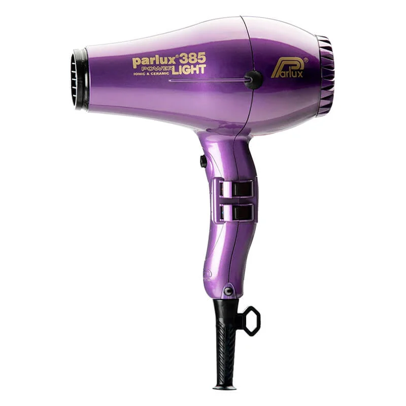 Parlux 385 Power Light Ceramic and Ionic Hair Dryer - Violet