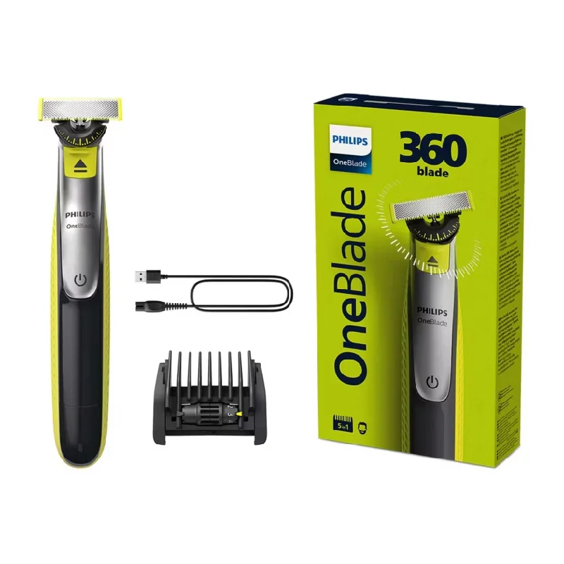 Philips Oneblade 360 QP2734/20 Rechargeable Facial Trimmer Wet & Dry
