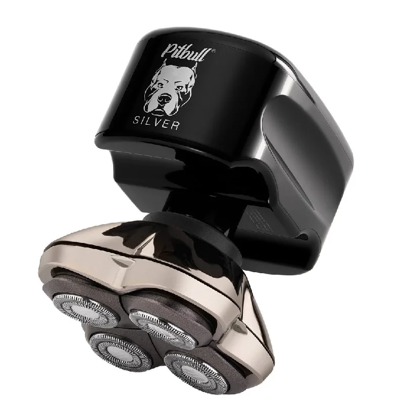 Pitbull Silver PRO Head and Face Shaver (USB Charging Cable)