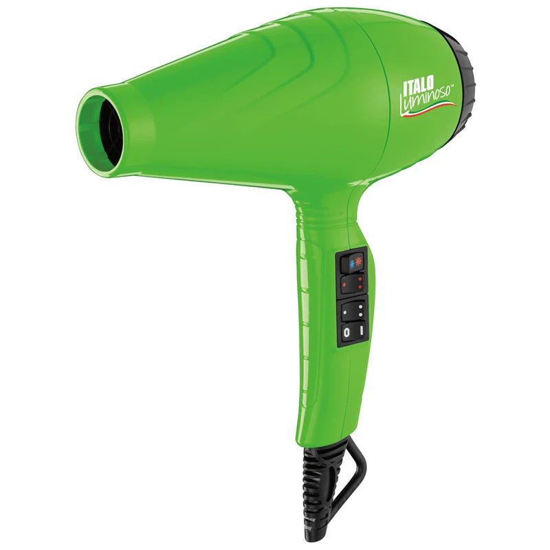 Pro Italo Luminoso Professional Green Hair Dryer 2000W 110V 127V - Babyliss