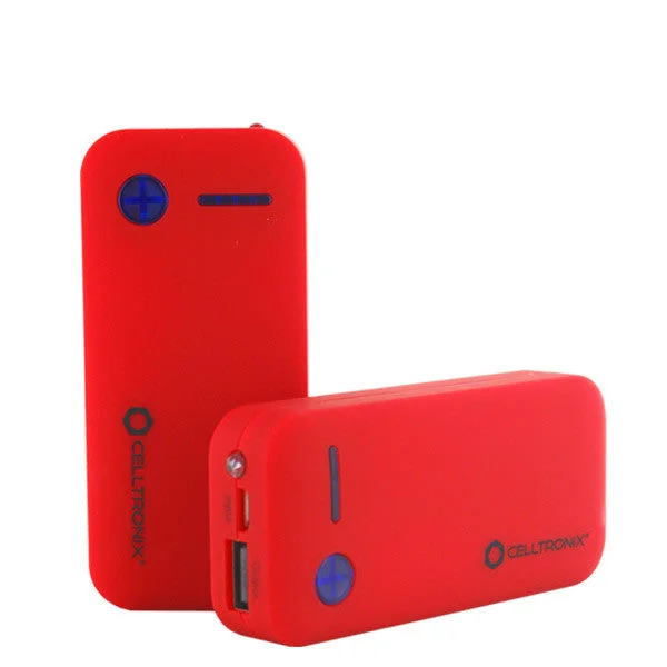 Red Hot Power 5,200 mAh Power Bank w/ Flashlight