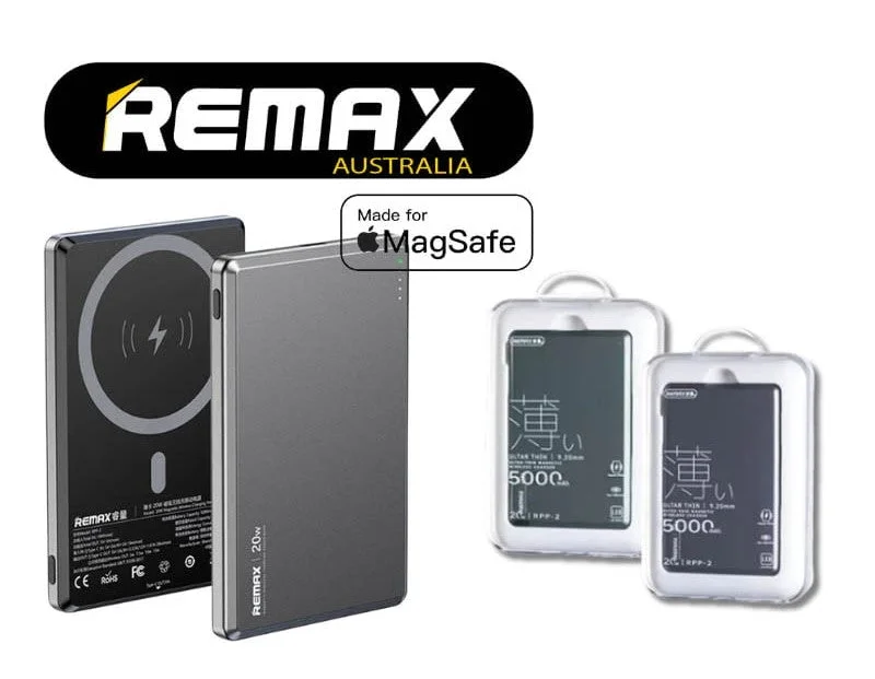 REMAX Vocard Series 20W MagSafe Magnetic Wireless Charging Power Bank [RPP-2] 5000 mAh