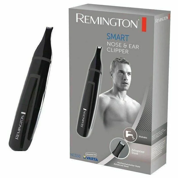Remington NE3150 Nose, Ear, Eyebrow Hair Clipper - Steel Blades, Washable Head