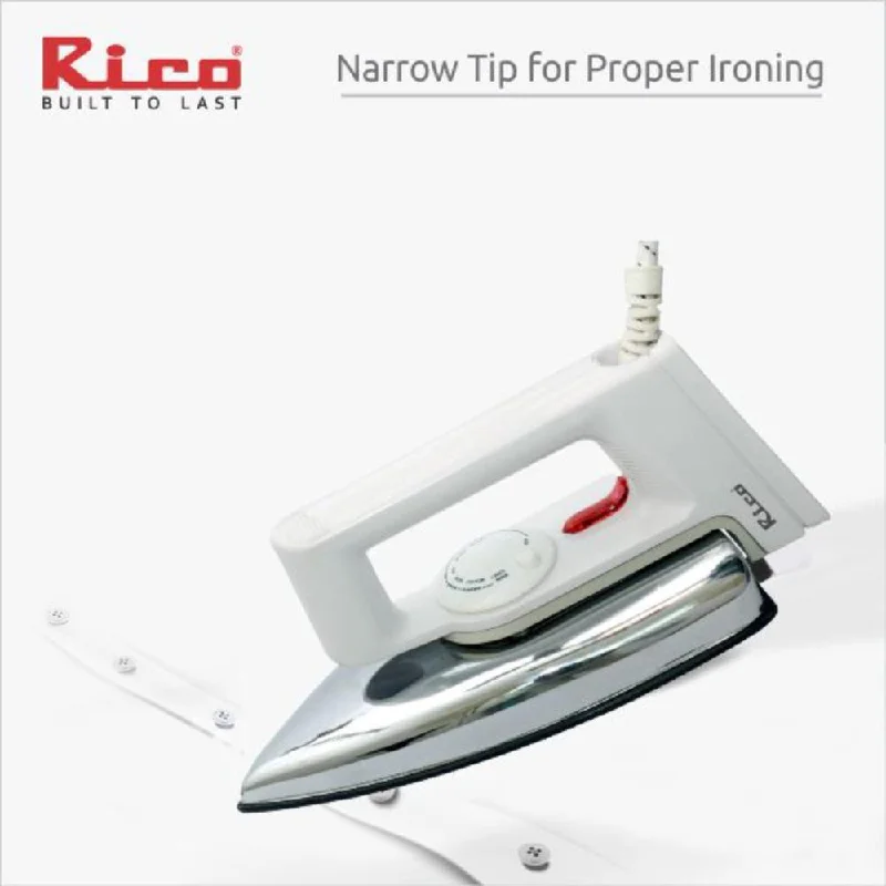 Rico AI07 1000W Dry Iron (White)