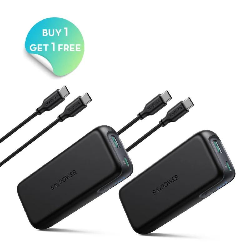 RAVPower 10000mAh Power Bank 20W USB C Portable Charger