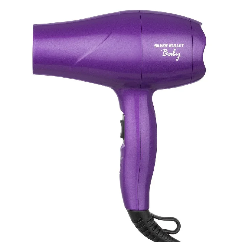 Silver Bullet Baby Travel Hair Dryer Purple