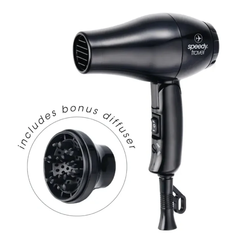 Speedy Travel Hair Dryer