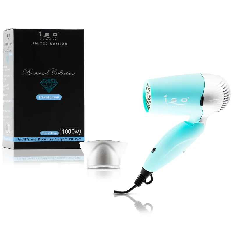Travel-Perfect Compact Lightweight Dual Voltage Travel Dryer - Diamond Collection