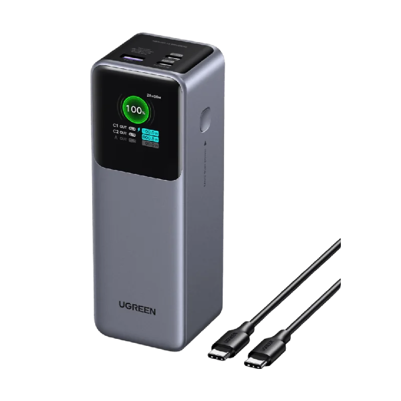 UGREEN Nexode Power Bank 25000mAh 200W with Smart Digital Display