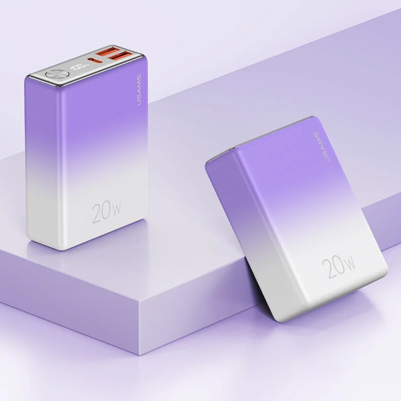 purple powerbank