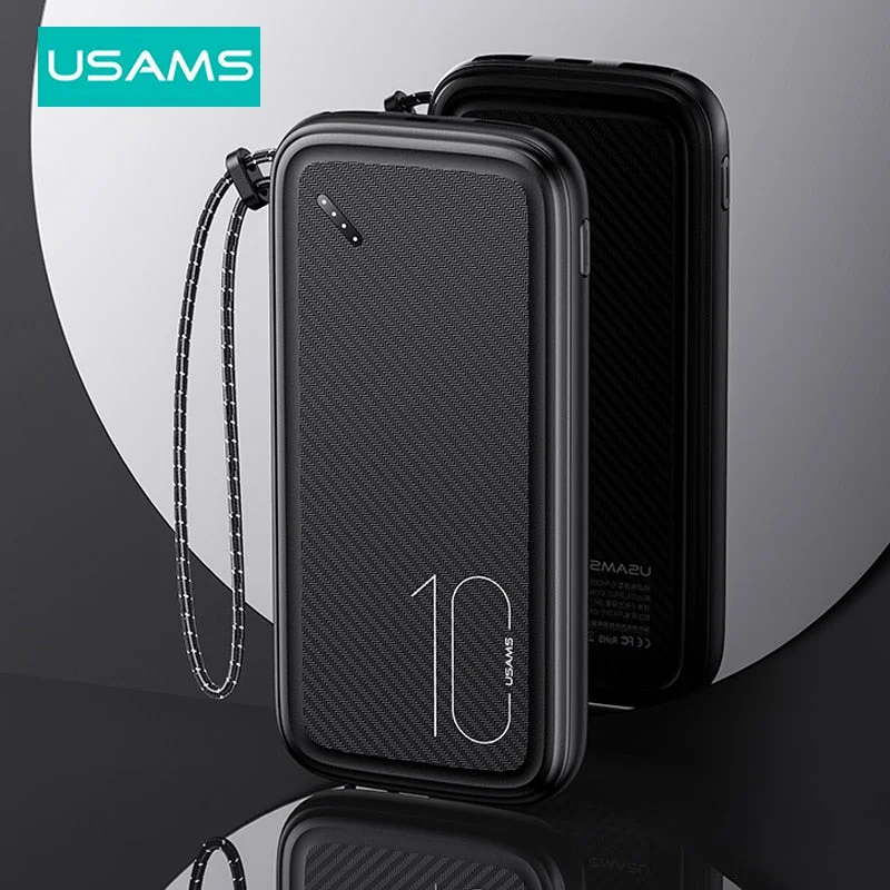 USAMS USB Type C 10000mAh Power Bank Cell Phone Charger Dual USB Mobile External Battery Powerbank New For Samsung IPhone Xiaomi Huawei USAMS USB Type C 10000mAh Power Bank Cell Phone Charger Dual USB Mobile External Battery Powerbank New For Samsung IPhone Xiaomi Huawei